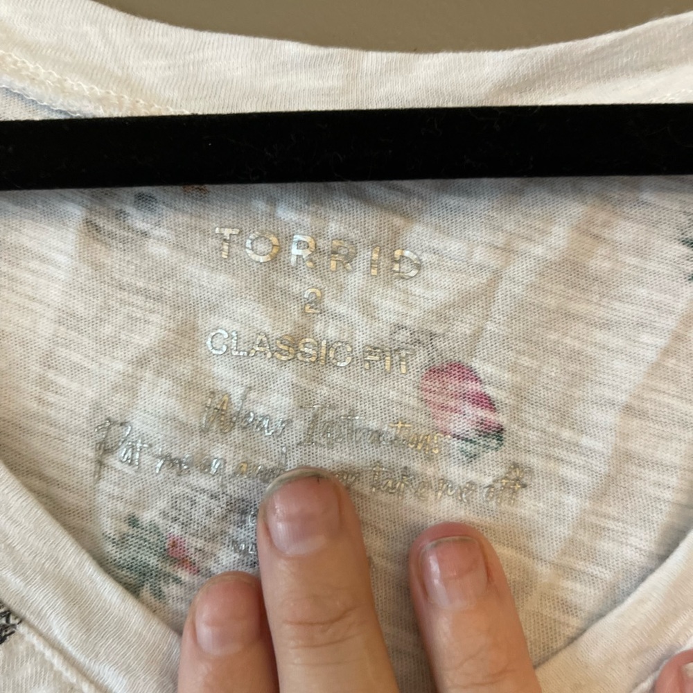 Plus size, torrid tank, size 2 - Picture 2 of 3